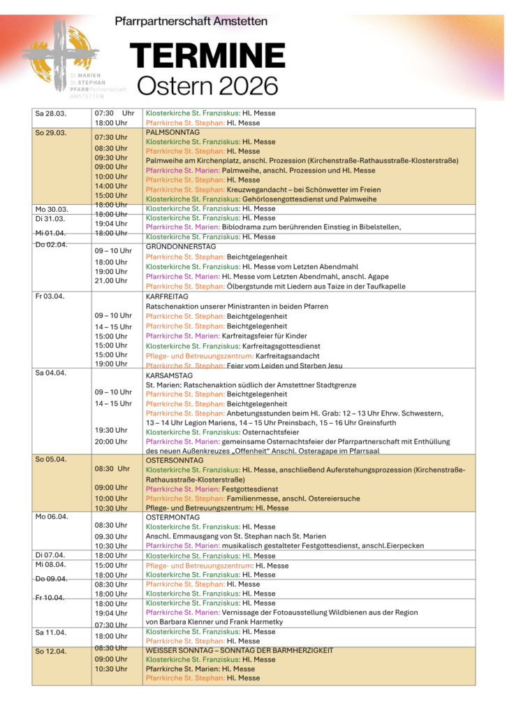 Ostern 2026